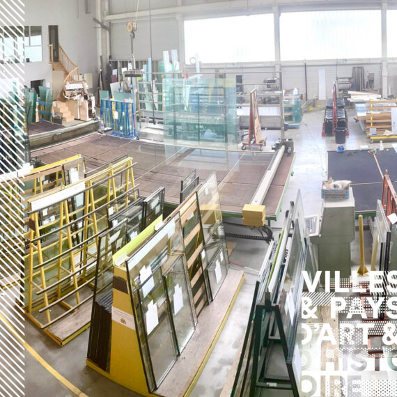 Verres et miroirs de l'entreprise Gallizia